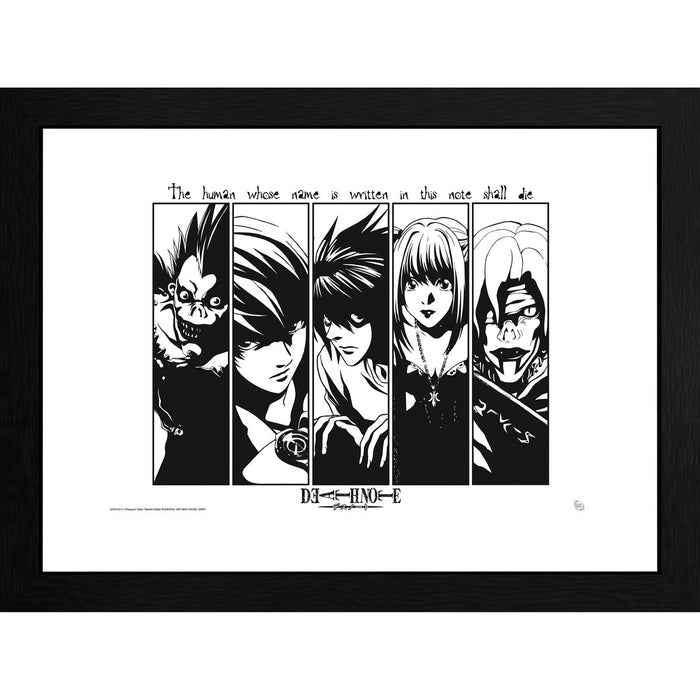 Death Note - Usual Suspects - Kehystetty taidejuliste