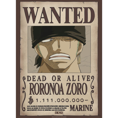 One Piece - Wanted Zoro & Luffy - Julistesetti (2 kpl)