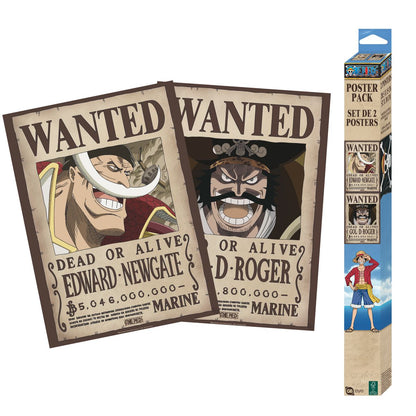 One Piece - Roger & Whitebeard - Julistesetti (2 kpl)