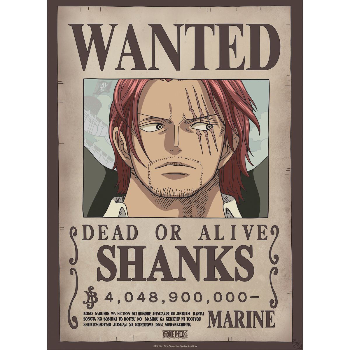 One Piece - Wanted Shanks & Blackbeard - Julistesetti (2 kpl)