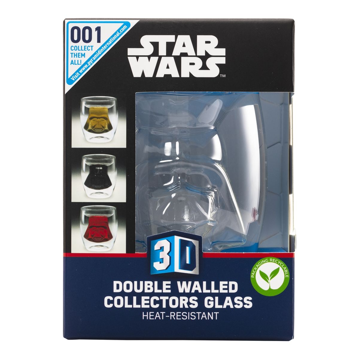 Star Wars - Darth Vader - 3D glass