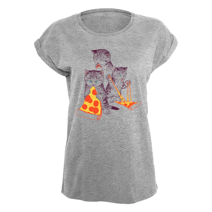 Hillary White Rabbit - Pizza Kittens - Naisten T-paita