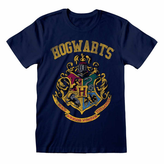 Harry Potter - Hogwarts Faded Crest - T-paita