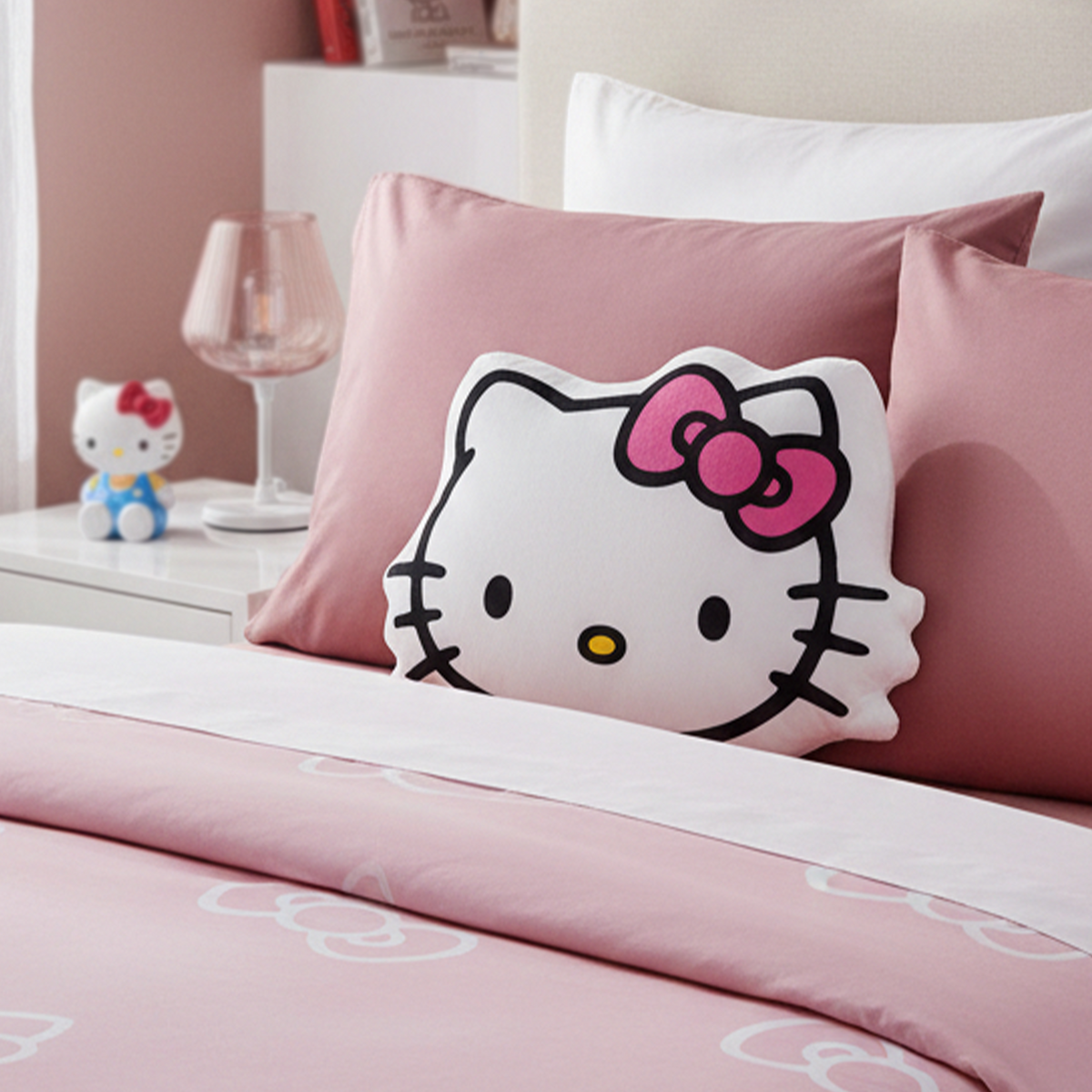Hello Kitty - Face - Koristetyyny
