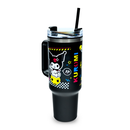 Hello Kitty - Kuromi black - Tumbler - Isokokoinen juomapullo (n. 1100 ml)