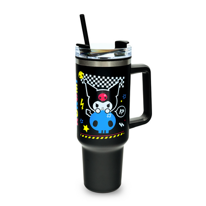 Hello Kitty - Kuromi black - Tumbler - Isokokoinen juomapullo (n. 1100 ml)