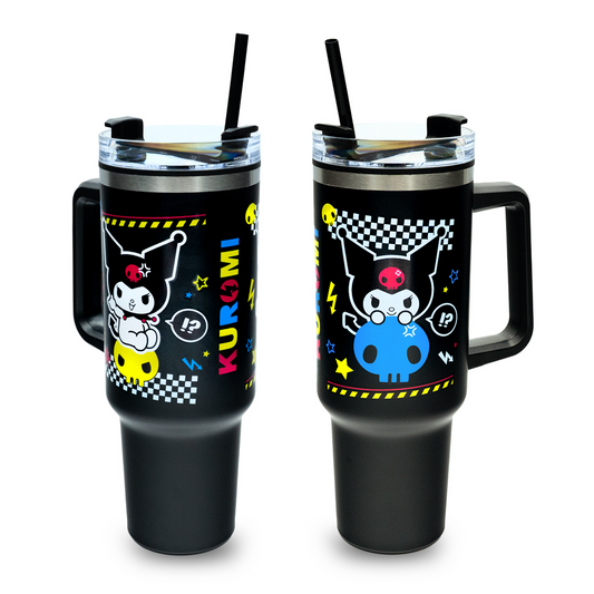 Hello Kitty - Kuromi black - Tumbler - Isokokoinen juomapullo (n. 1100 ml)