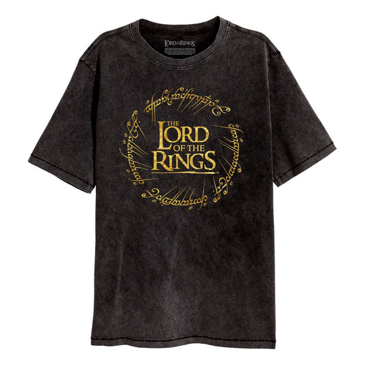 Taru sormusten herrasta - Gold Foil Logo - T-paita