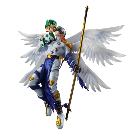 Digimon Adventure - G.E.M. Series PVC Figure: Angemon & Takeru Takaishi - Figuuri (keräilyhahmo)