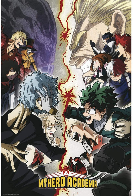 My Hero Academia - Heroes vs Villains - Juliste