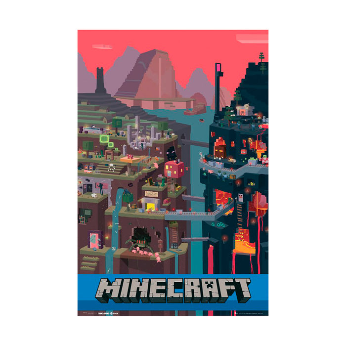Minecraft - World - Juliste