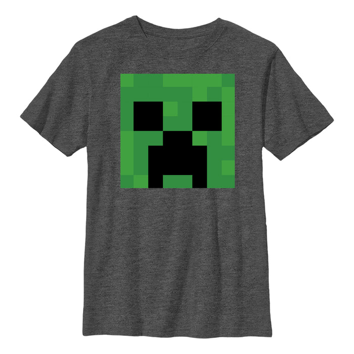 Minecraft - Creeper Big Face - Lasten T-paita