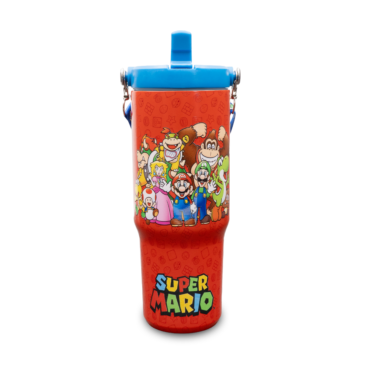 Super Mario - Group Shot - Iso juomapullo (tumbler)
