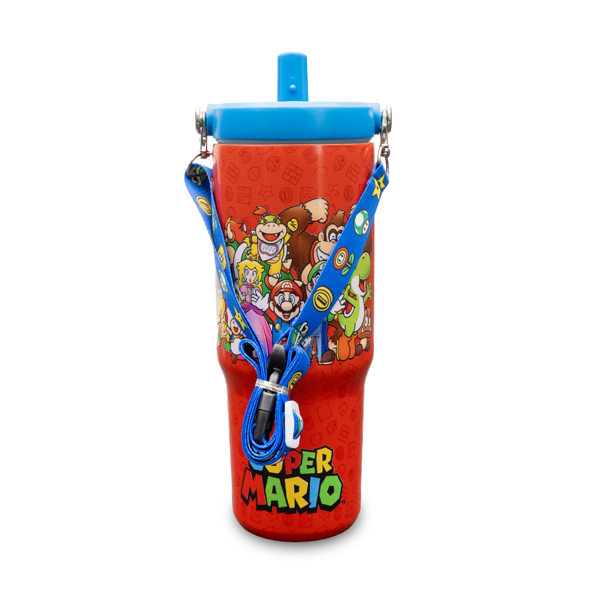 Super Mario - Group Shot - Iso juomapullo (tumbler)