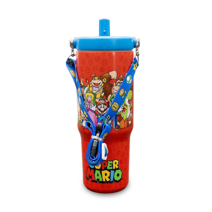 Super Mario - Group Shot - Iso juomapullo (tumbler)