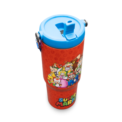 Super Mario - Group Shot - Iso juomapullo (tumbler)