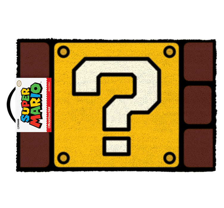 Super Mario - Question Mark Pad - Ovimatto (kynnysmatto)