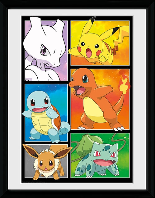 Pokémon - Comic panel - Kehystetty taidejuliste