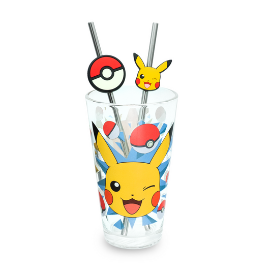 Pokémon - Pikachu - Lasinen juomapullo (tumbler)