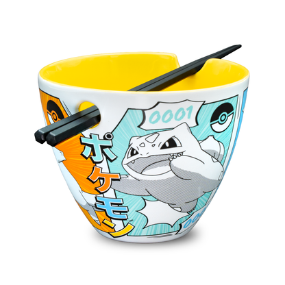 Pokémon - Starters Manga - Kulho & syömäpuikot