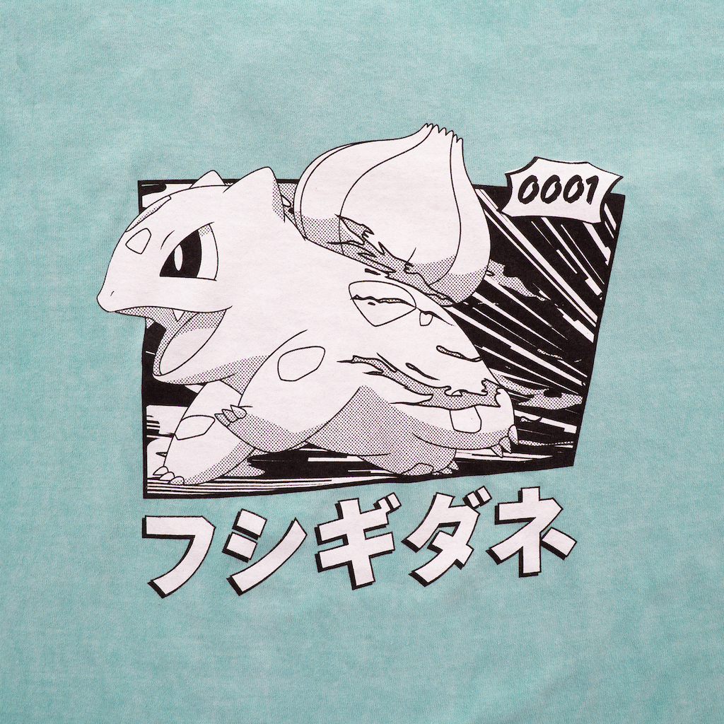Pokémon - Bulbasaur Katakana - T-paita