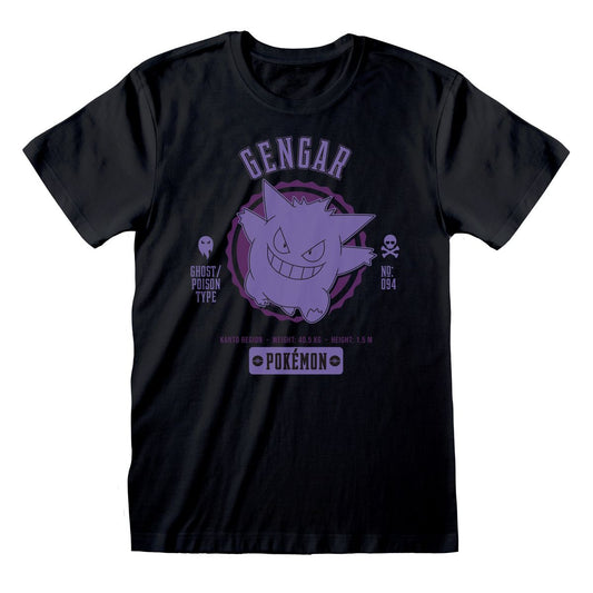 Pokémon - Collegiate Gengar - T-paita