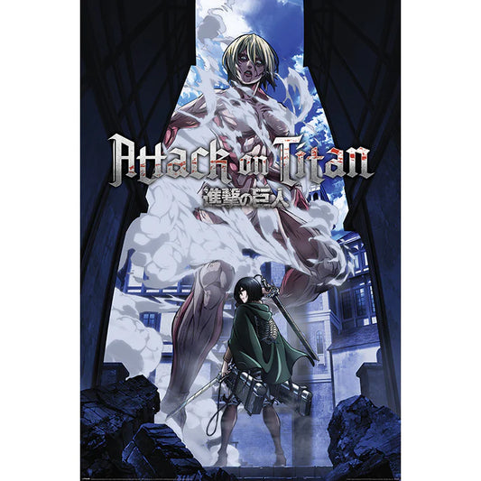 Attack on Titan - Female Titan Approaches - Juliste