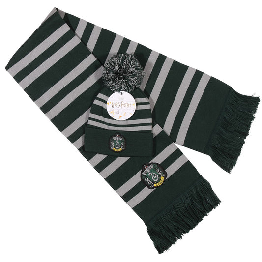 Harry Potter - Slytherin - Scarf and Beanie Set