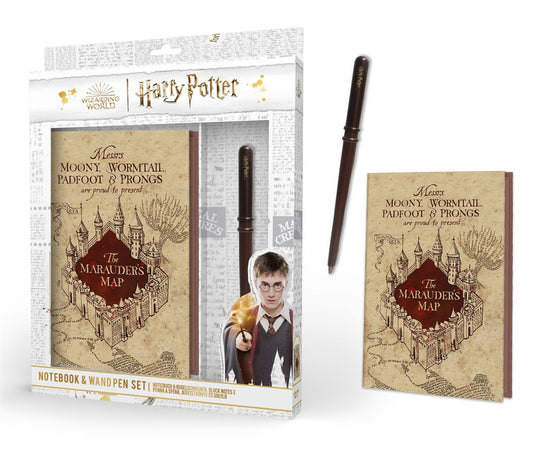 Harry Potter - Marauder's Map - Notebook with ballpoint pen