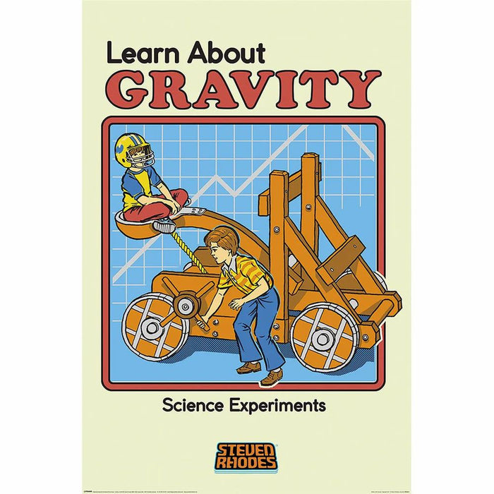 Steven Rhodes - Learn about Gravity - Juliste