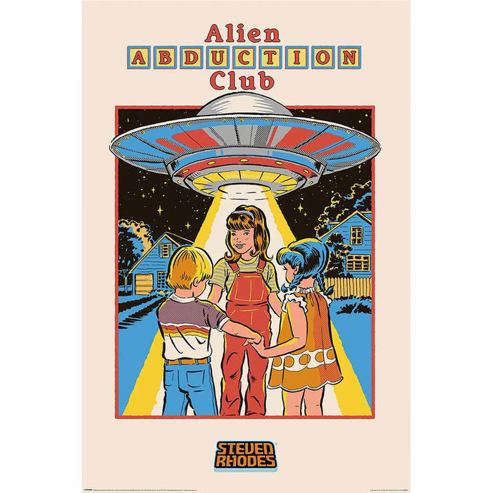 Steven Rhodes - Alien Abduction Club - Juliste