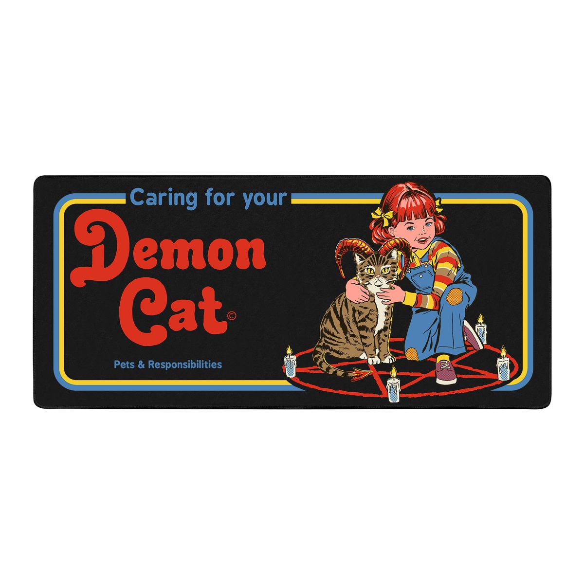 Isso Rhodes Steven Rhodes - Caring for your Demon Cat - Iso hiirimatto (XXL-koko ...