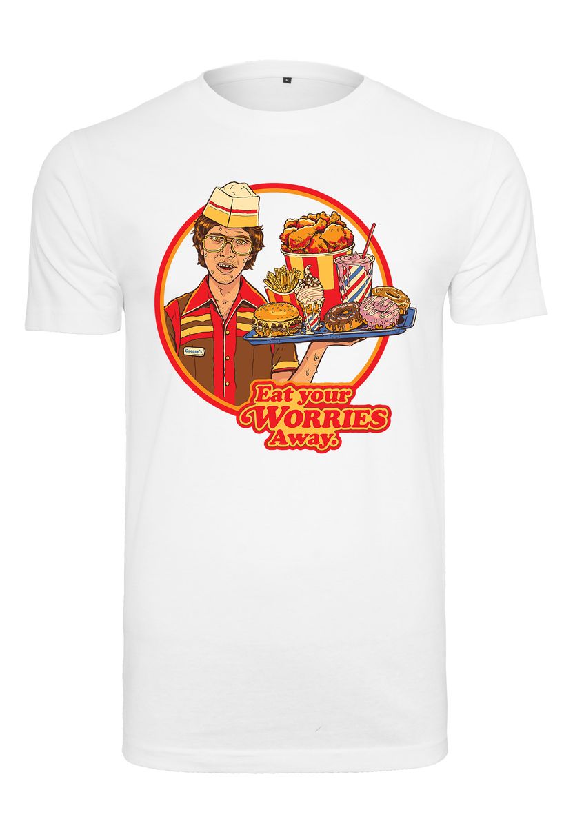 Steven Rhodes - Eat Your Worries - T-paita