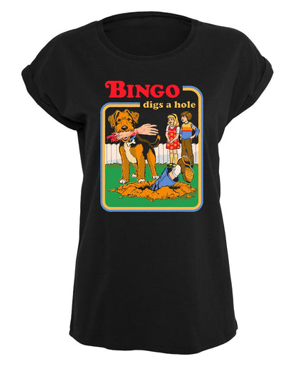 Steven Rhodes - Bingo Digs A Hole - Naisten T-paita