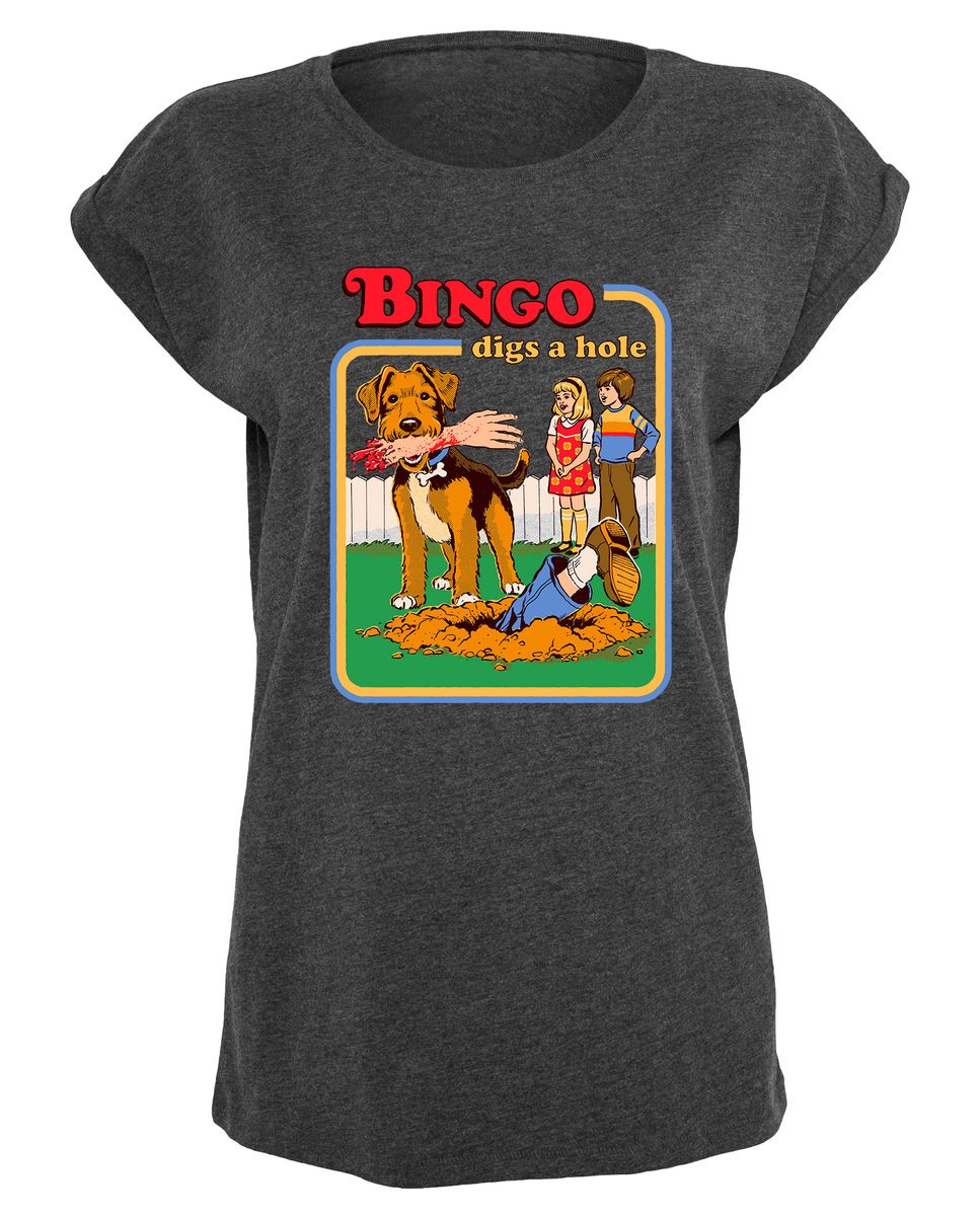 Steven Rhodes - Bingo Digs A Hole - Naisten T-paita