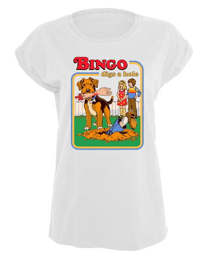 Steven Rhodes - Bingo Digs A Hole - Naisten T-paita