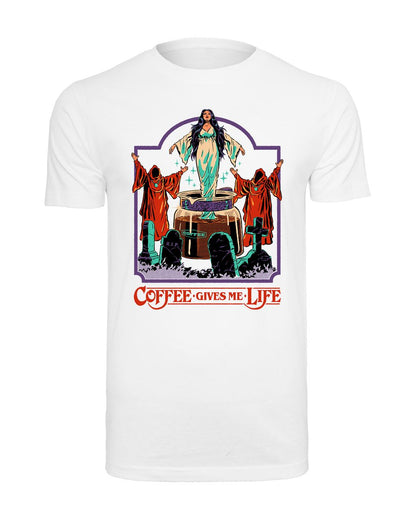 Steven Rhodes - Coffee Gives Me Life - T-paita