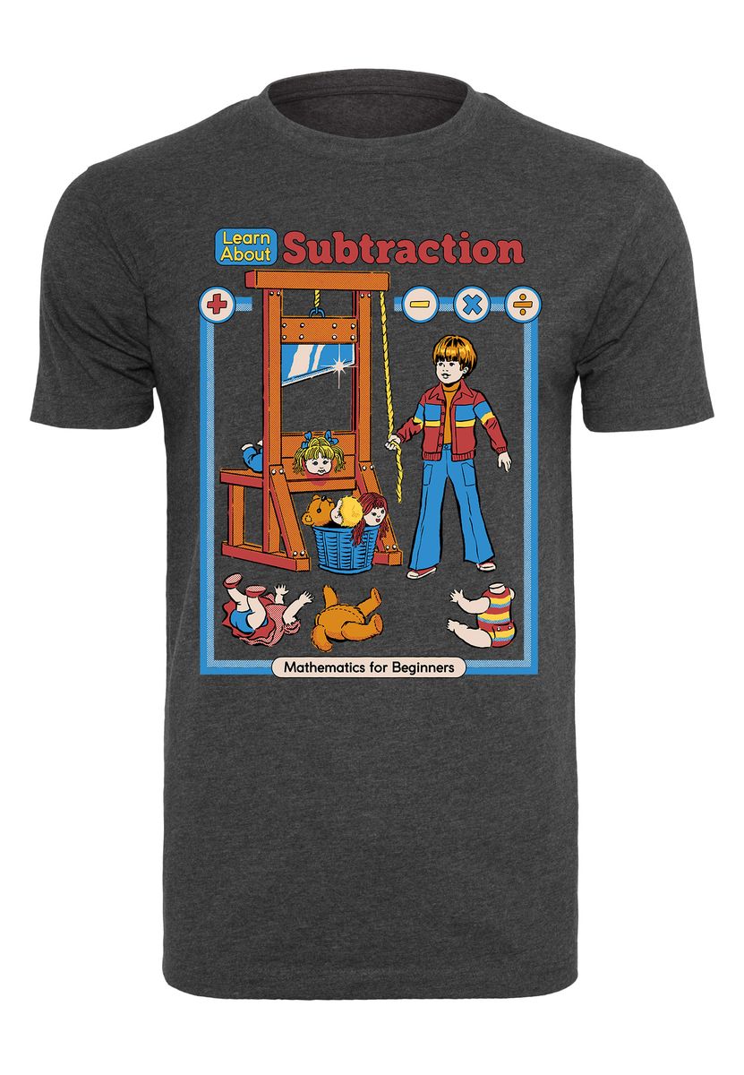 Steven Rhodes - Learn About Subtraction - T-paita
