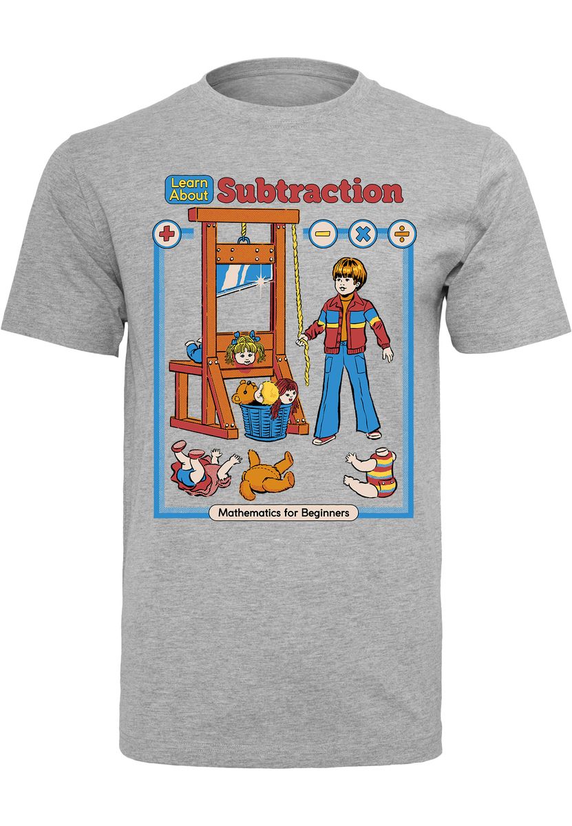 Steven Rhodes - Learn About Subtraction - T-paita
