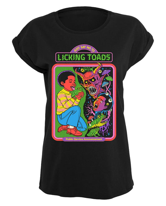 Steven Rhodes - Licking Toad - Naisten T-paita