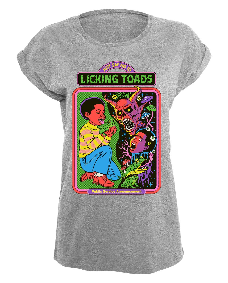 Steven Rhodes - Licking Toad - Naisten T-paita