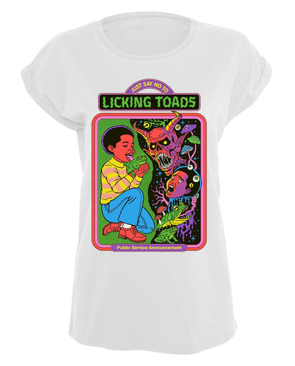 Steven Rhodes - Licking Toad - Naisten T-paita