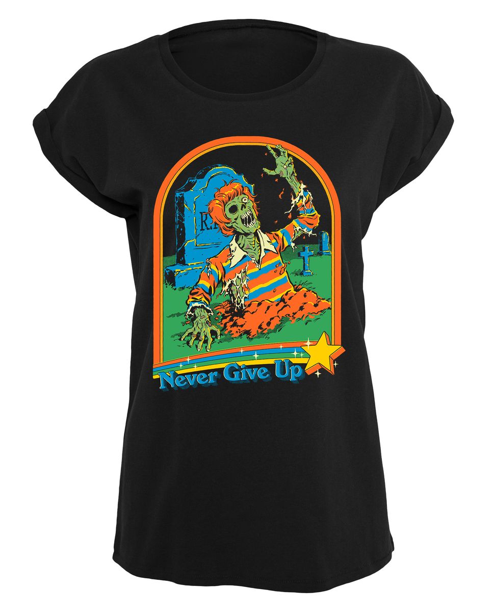 Steven Rhodes - Never Give Up - Naisten T-paita