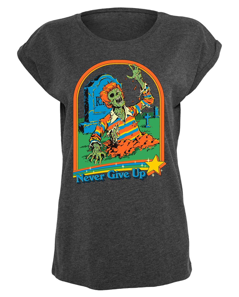 Steven Rhodes - Never Give Up - Naisten T-paita