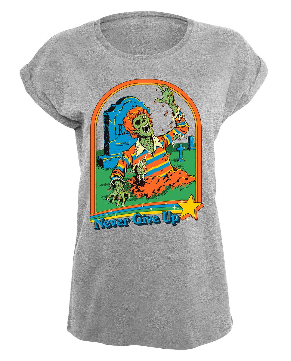 Steven Rhodes - Never Give Up - Naisten T-paita