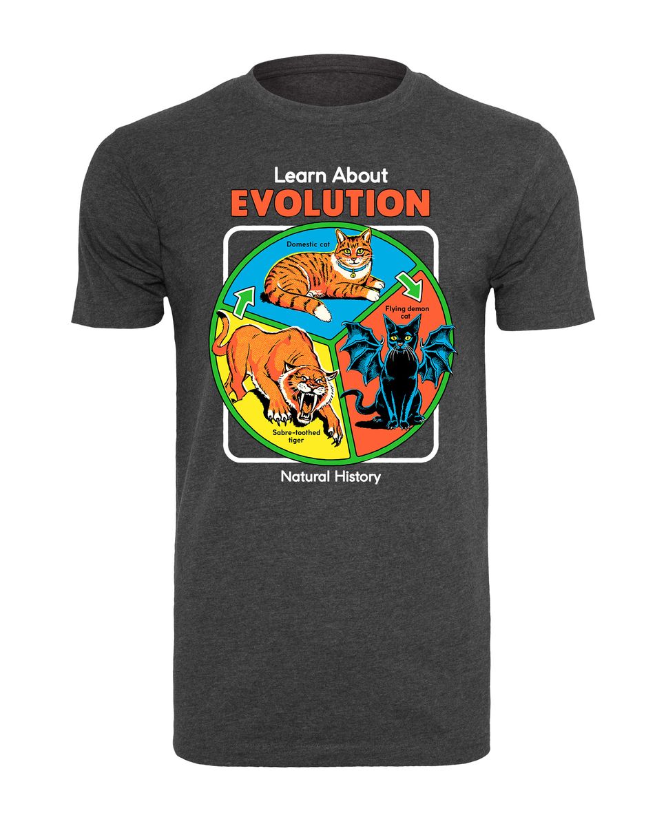 Steven Rhodes - Learn about Evolution - T-paita
