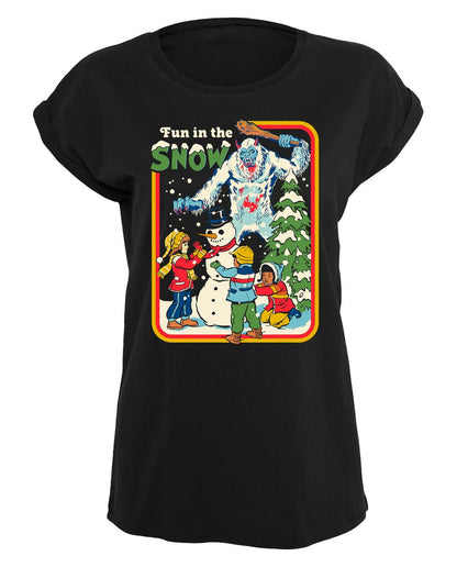 Steven Rhodes - Fun in the Snow - Naisten T-paita