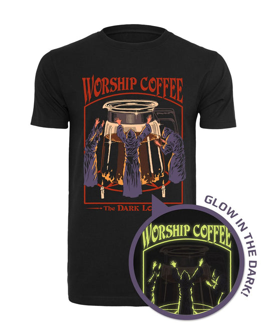 Steven Rhodes - Worship Coffee - Glow-in-the-Dark T-paita (Limited Edition)