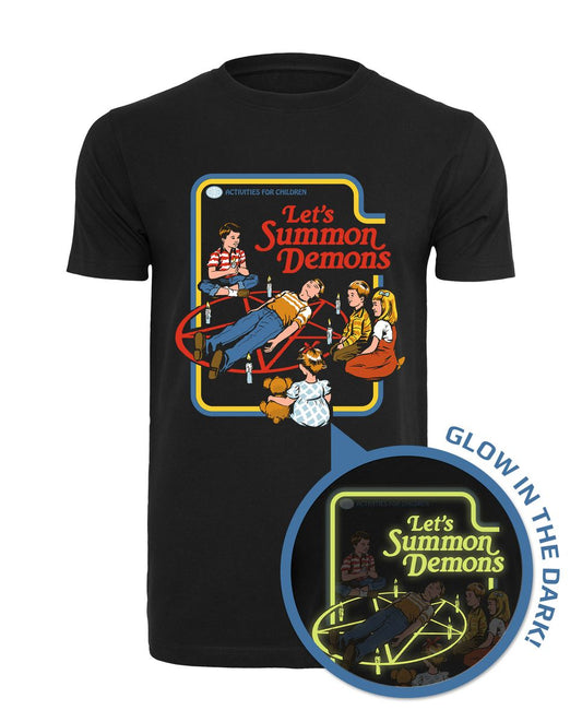 Steven Rhodes - Let's Summon Demons - Glow-in-the-Dark T-paita (Limited Edition)