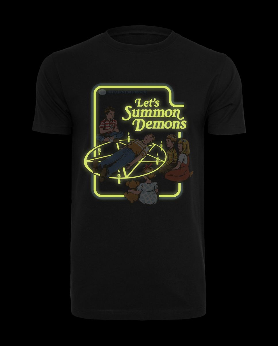 Steven Rhodes - Let's Summon Demons - Glow-in-the-Dark T-paita (Limited Edition)